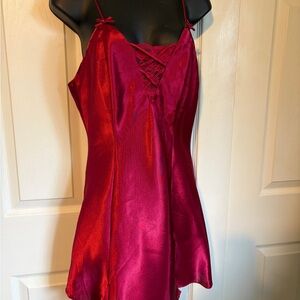 La SENZA Satin Burgundy lingerie